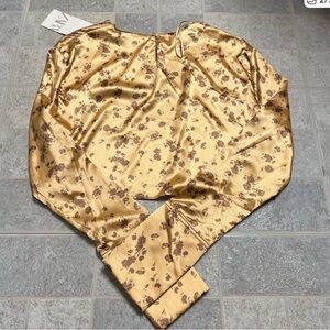 Zara Gold Floral Camisole